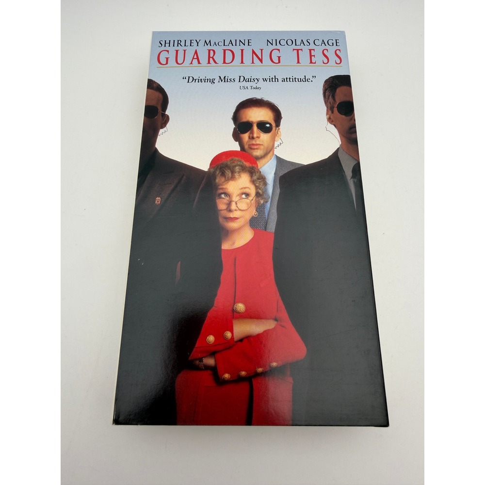 Guarding Tess VHS 1994 Shirley MacLaine Nicolas Cage Columbia TriStar 78703